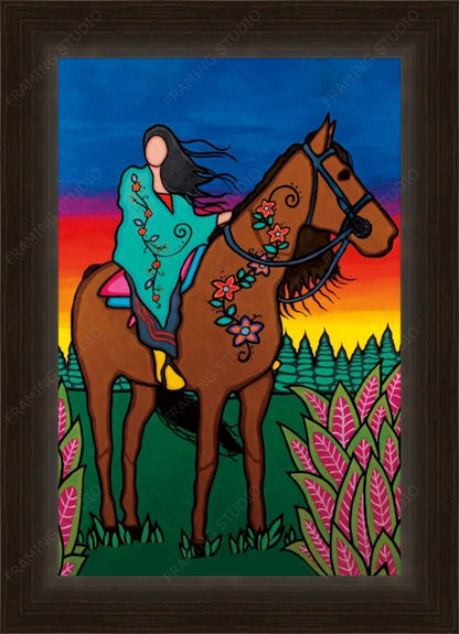 Finding Their Way by Talon Nash, Indigenous Art Print, First Nations, Native American Indian Decor