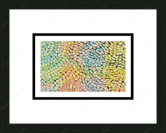Bed Of Kelp, 2004 by Ningiukulu Teevee, Indigenous Inuit Art Card, Aboriginal Decor, Framed Art Card