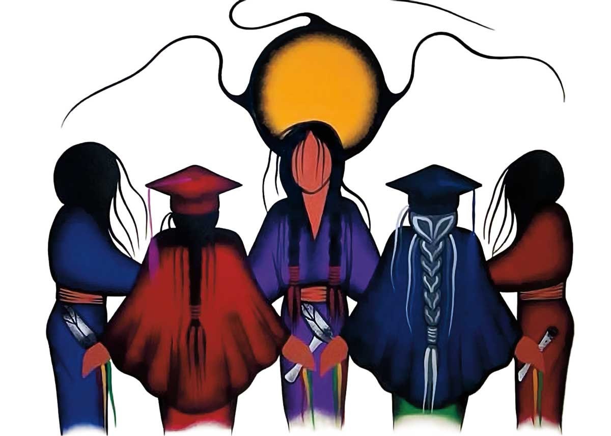 Education By Simone Mcleod, Indigenous Art Print, First Nations, Native American Indian Decor