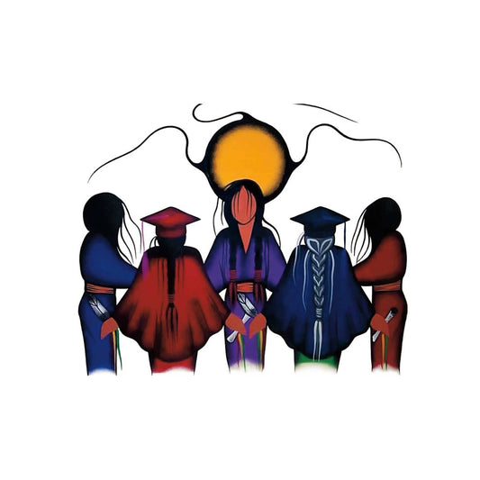 Education By Simone Mcleod, Indigenous Art Print, First Nations, Native American Indian Decor