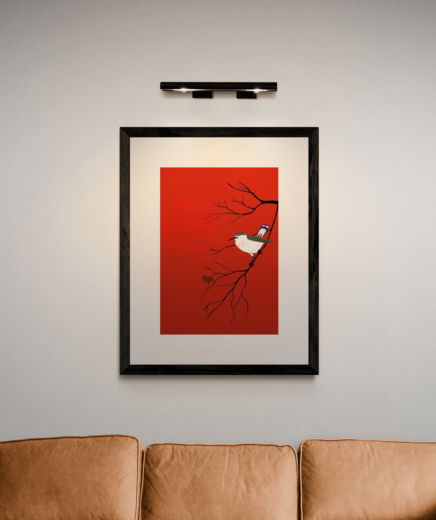 Red Moon By Mark Preston, Indigenous Art Print, First Nations, Native Americans, Tlingit, Yukon Territory, Framed Art