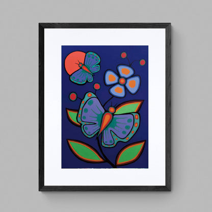 Springtime by Jim Oskineegish Indigenous Art Print, First Nations, Ahnisnabae Culture, Native American Indian Decor