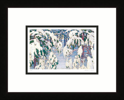 Harris-Snow by Lawren S. Harris, Group of Seven Art Card,  Framed Art Card