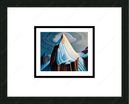 Mount Lefroy by Lawren S. Harris, Group of Seven Art Card,  Framed Art Card