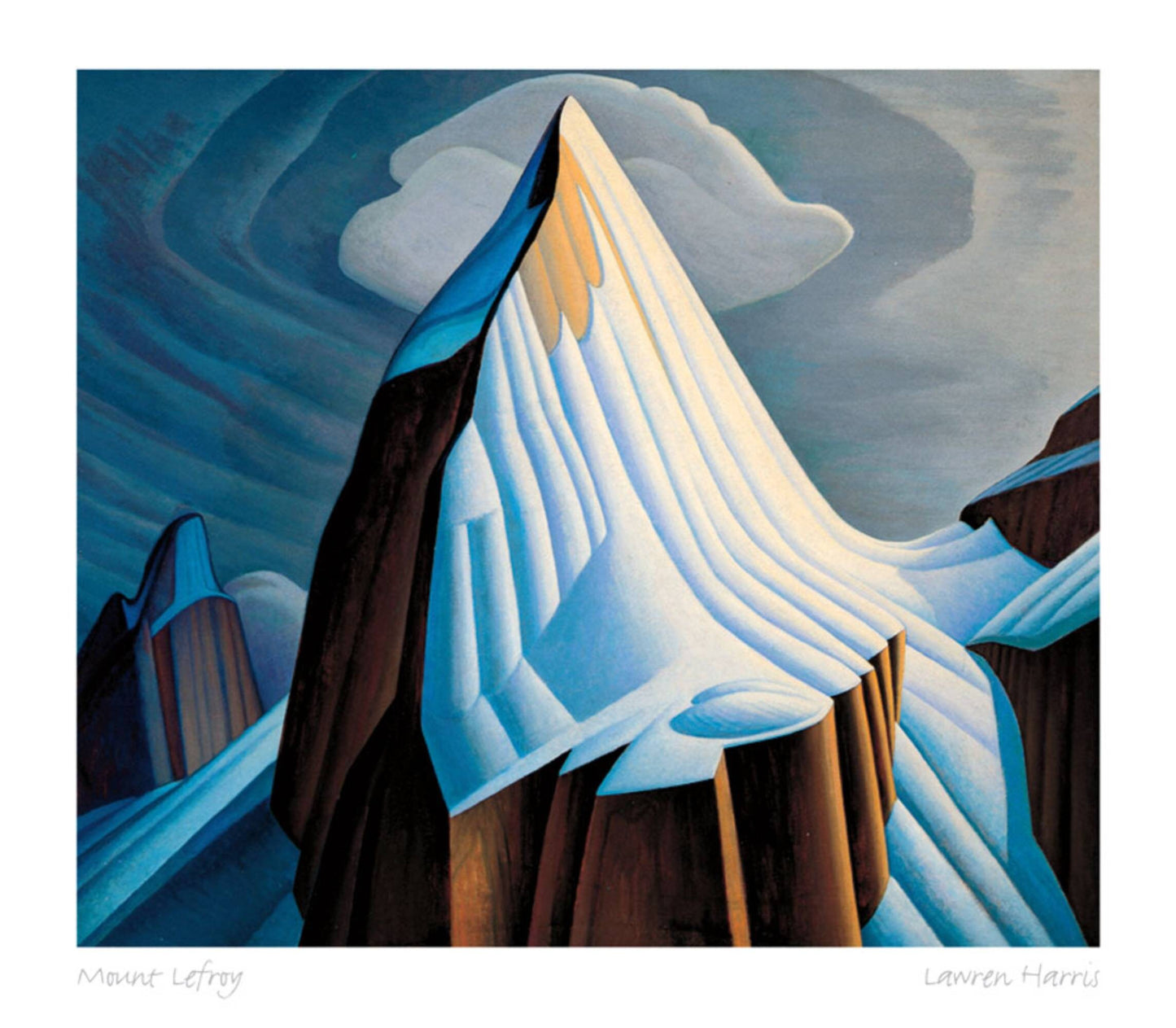 Mount Lefroy by Lawren S. Harris, Group of Seven Art Card,  Framed Art Card