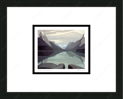 Maligne Lake/Jasper Prk by Lawren S. Harris, Group of Seven Art Card,  Framed Art Card