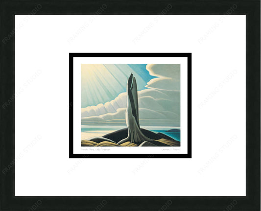 North Shore/Lake Superior by Lawren S. Harris, Group of Seven Art Card,  Framed Art Card