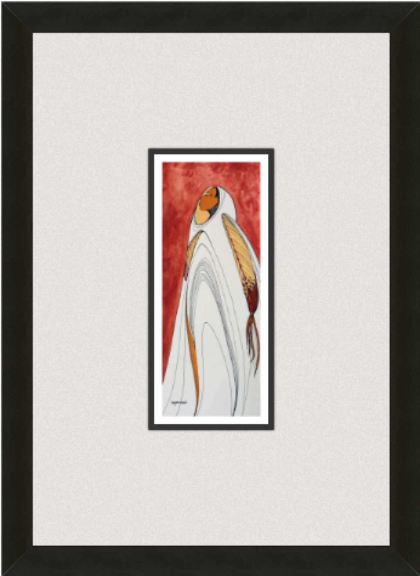 Keeper of Knowledge by Maxine Noel, Indigenous Art, First Nations, Native Americans, Framed Art